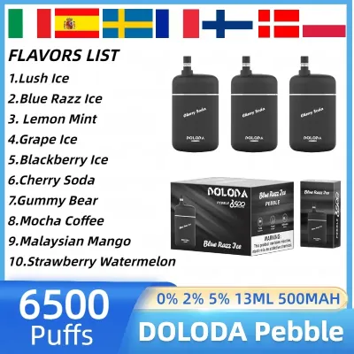 DOLODA Pebble 6500 Puffs 0 2 5 nikotina za enkratno polnjenje Pod2
