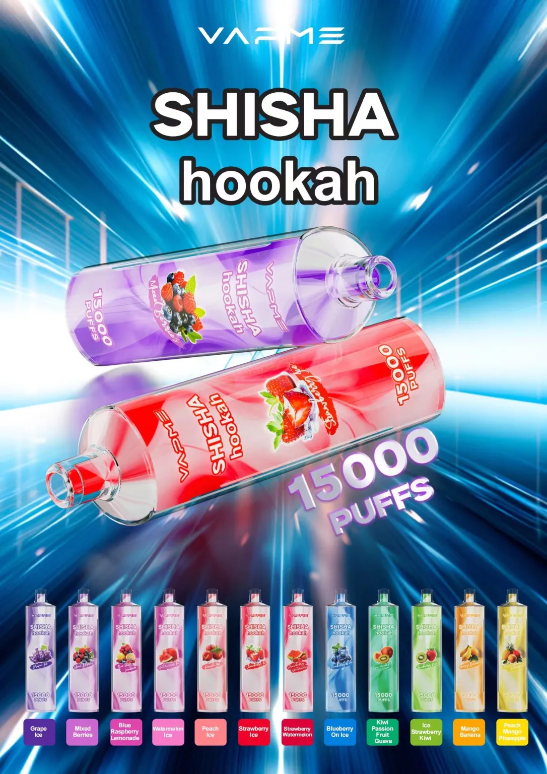 Vapme Shisha Wasserpfeife 15000 16 Vapme Shisha Wasserpfeife 15000 16